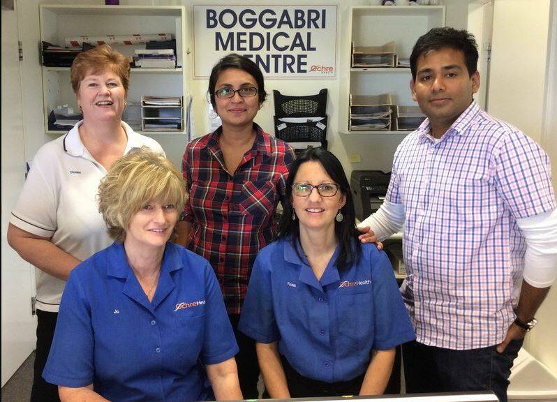 HERE TO HELP: The team from Boggabri Medical Centre is urging the community to take part in bowel cancer screening tests. Photo: Supplied 