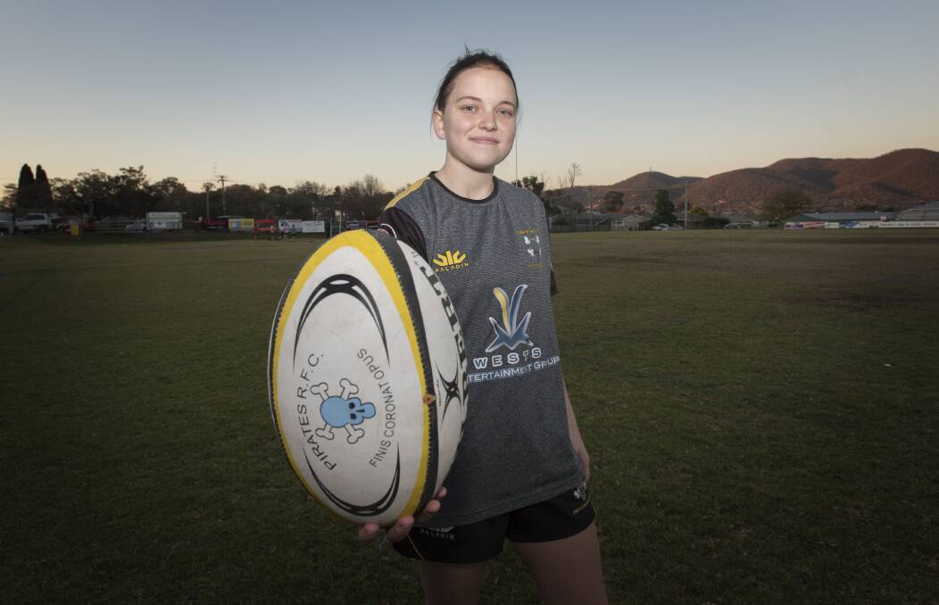 RISING STAR: Tayla Styman was grateful to be picked in the First Nations rugby sevens squad. Photo: Peter Hardin 