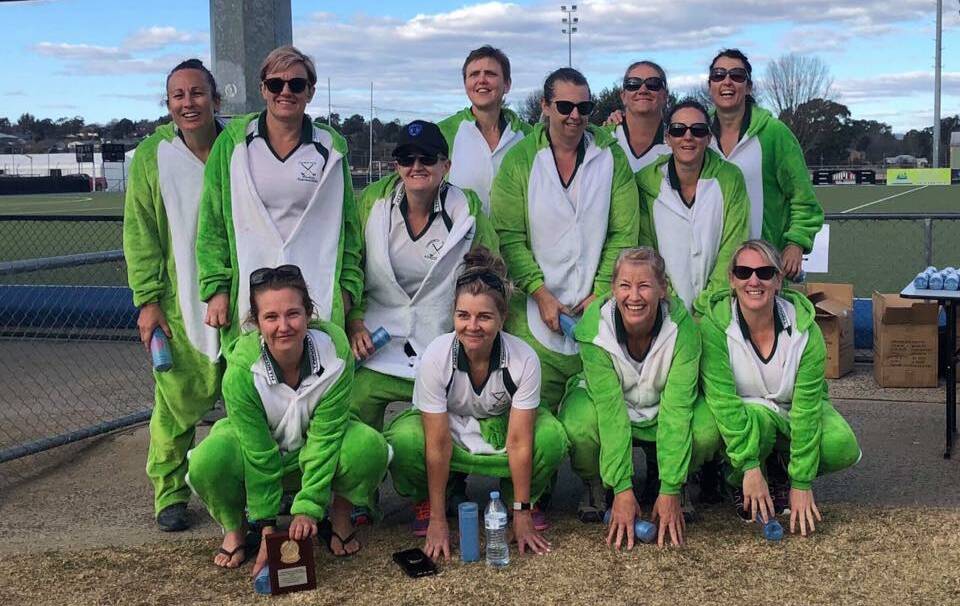SUCCESS: Tamworth's over-40 team claimed a silver medal at the NSW Hockey Masters tournament. Photo: Supplied 
