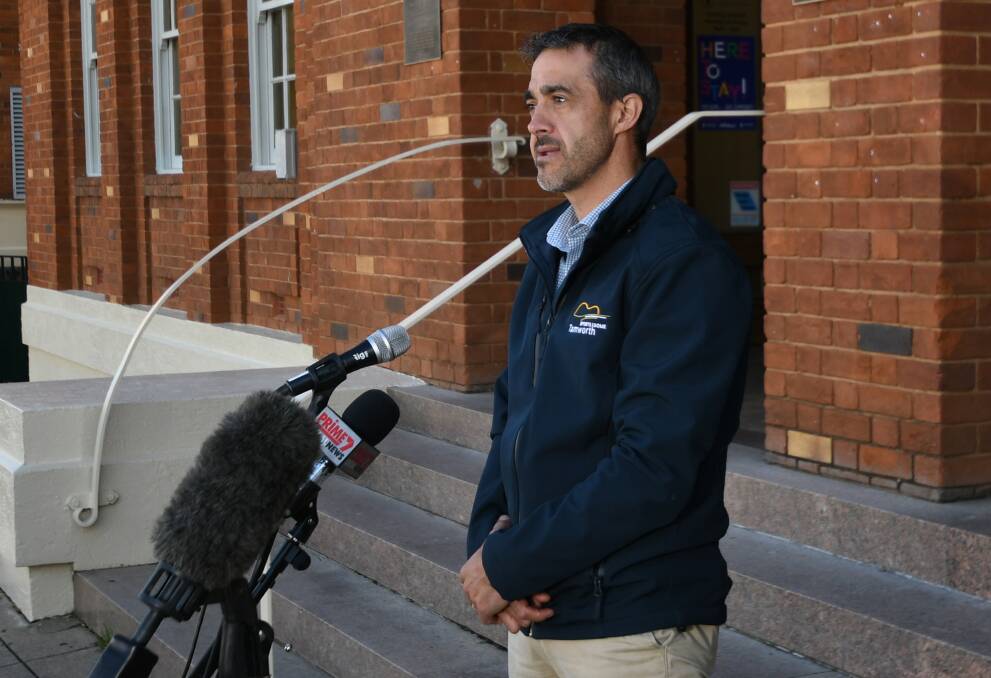 MOVING FORWARD: Tamworth Regional Council's sports and recreation manager Paul Kelly is urging locals to use facilities in a responsible way as restrictions ease. Photo: Gareth Gardner 300120GGB02