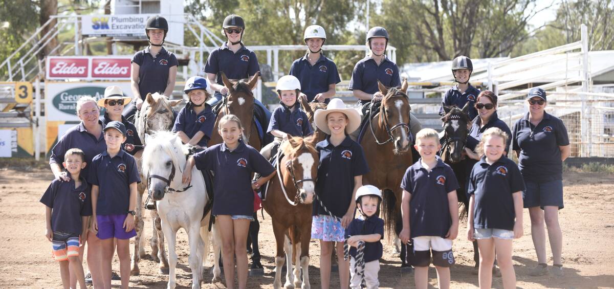SPEAKING UP: Members of the Gunnedah Pony Club will be pitching-in during the "Speak Up" Show on Saturday. Photo: Billy Jupp 