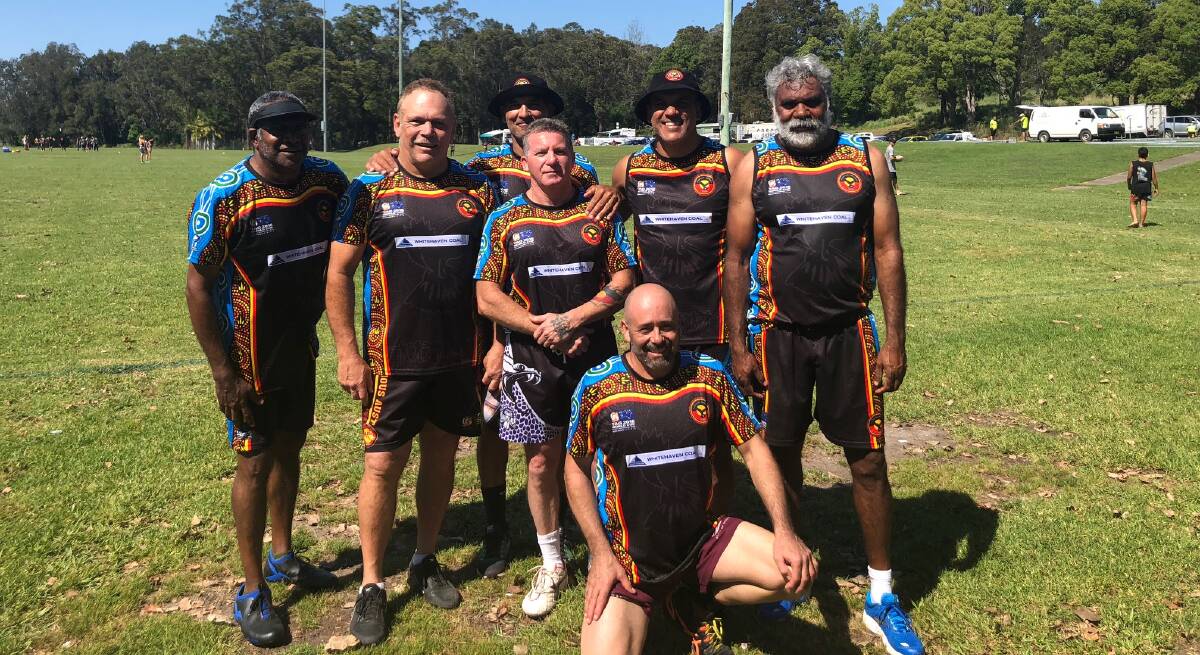 EXPIERENCE OF A LIFETIME: The Australian Indigenous Over 50s team fell just short in the semi finals to Australia. Photo: Supplied 