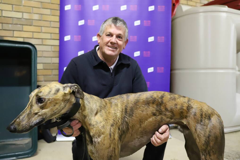 BIG WIN: Trainer Jack Smith with Feral Franky. Photo: Supplied 