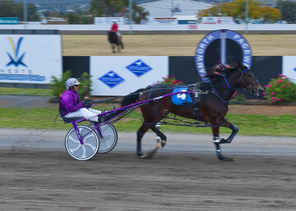 TOP FINISH: Tamworth's Sarah Rushbrook helps guide Gotta Rush to victory. Photo: PeterMac Photography