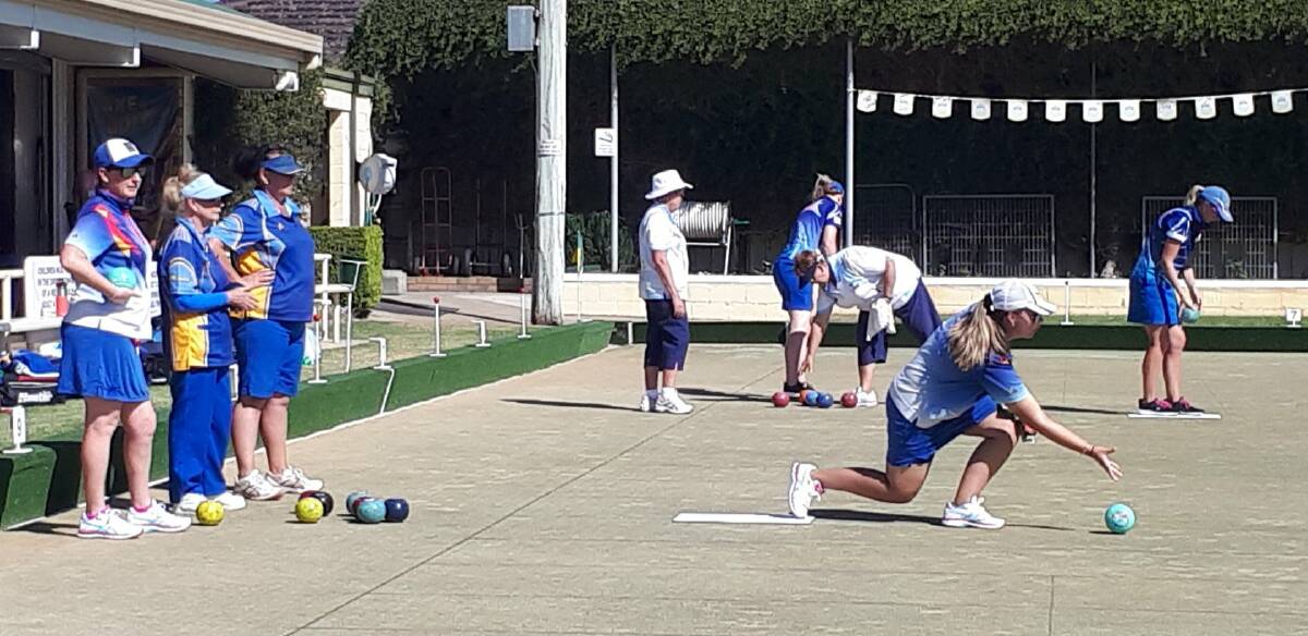 ON A ROLL: South Tamworth Bowling Club has seen some of the state's best bowlers take to the green as a part of the NSW Women's Bowls Championships. Photo: Women's Bowls NSW Facebook page 