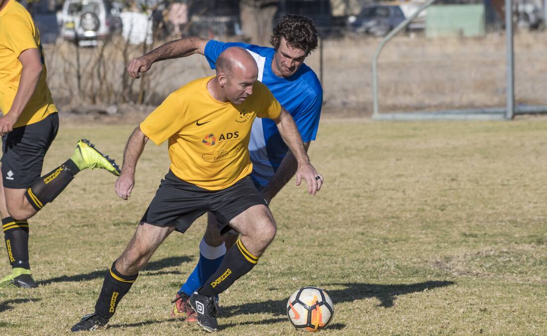GRAND FINAL BOUND: Gunnedah FC coach Andy Cygan is proud of the fact the club's first- and reserve-grade sides will be contesting a grand final this weekend. 
