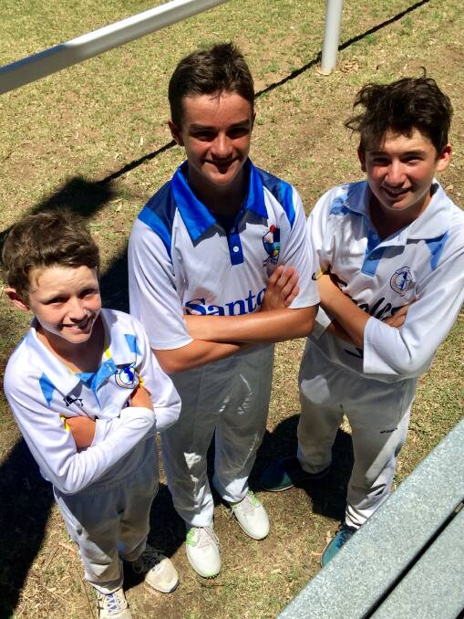 TRIPLE THREAT: Zac Craig, Ed Mongtomery and Ben Livingstone will be among eight Northern Inland players to represent Central North in the Kookaburra Cup carnival in Albury. 