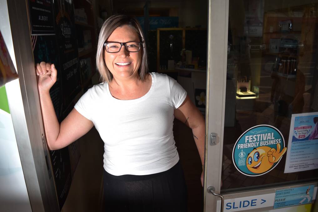 COMMERCIAL BOOST: A Bela Vida Beauty owner Belinda Cupples is one of 110 local businesses benefiting from the Festival Friendly Business campaign. Photo: Ben Jaffrey 