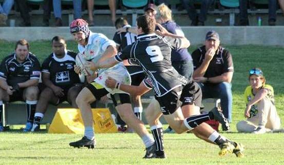 SO CLOSE: Ben Grant starred with 20 points in the Quirindi Lions 35-all draw with the Scone Brumbies. Photo: Supplied 
