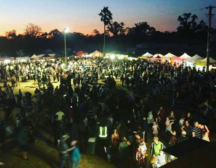 GRAND RETURN: The weekend's event will mark Aussie Nightmarkets first festival in Tamworth since September. Photo: Tamworth Jockey Club 