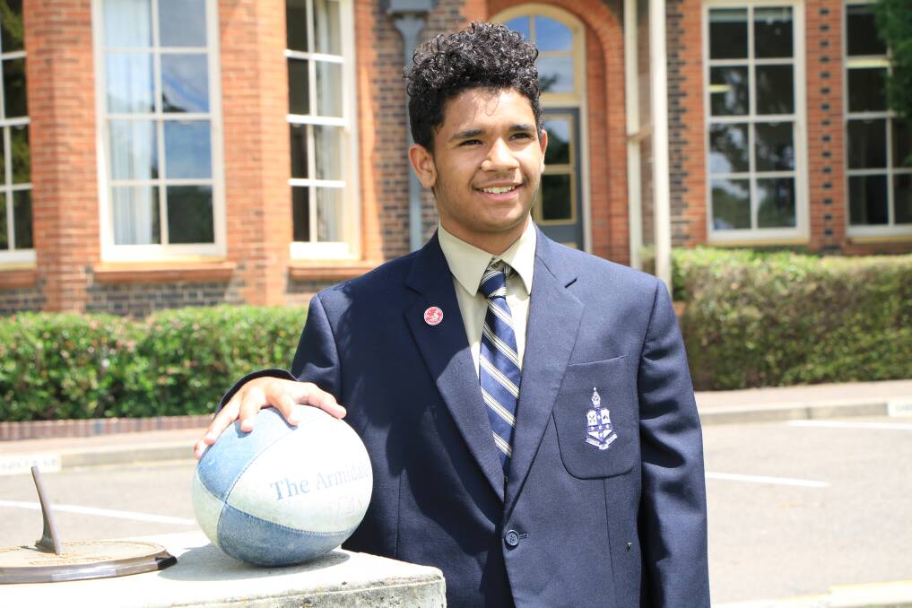 GOOD OPPORTUNITY: TAS student Leon Kelly will represent the National Indigenous Sevens side in Brisbane later this year. Photo: Supplied 