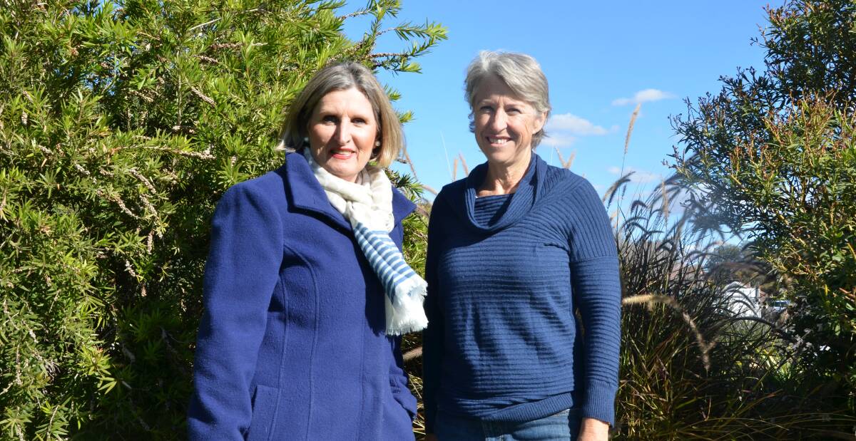 MORAL SUPPORT: Tambar Springs CWA president Ruth Strang and secretary Heather Martin hope to see a good turn out for the morning tea on July 27. Photo: Billy Jupp 