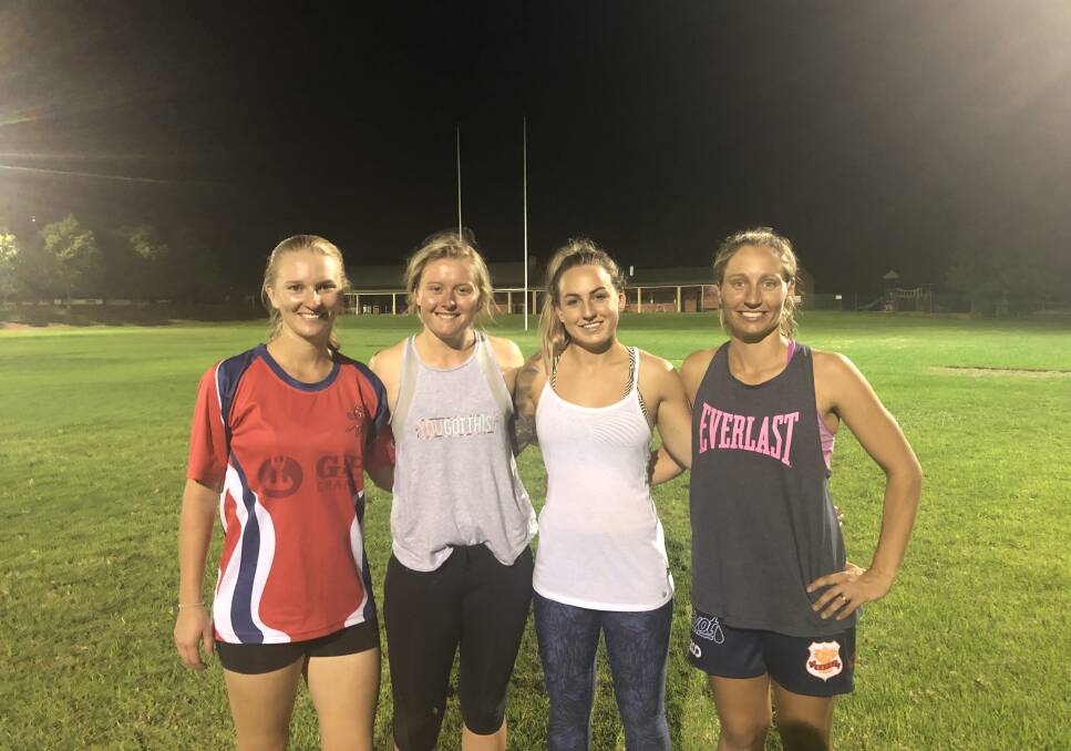 TOP HONOUR: Peta Lawrence, Maddy Collison, Bec Smyth and Sarah Stewart will represent Central North at the country championships. Photo: Supplied 