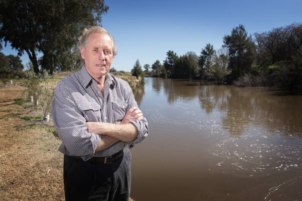 THINK ON IT: Tamworth ecologist Phil Spark is hopeful recent rain may allow the government time to reconsider its water security options. Photo: Peter Hardin 