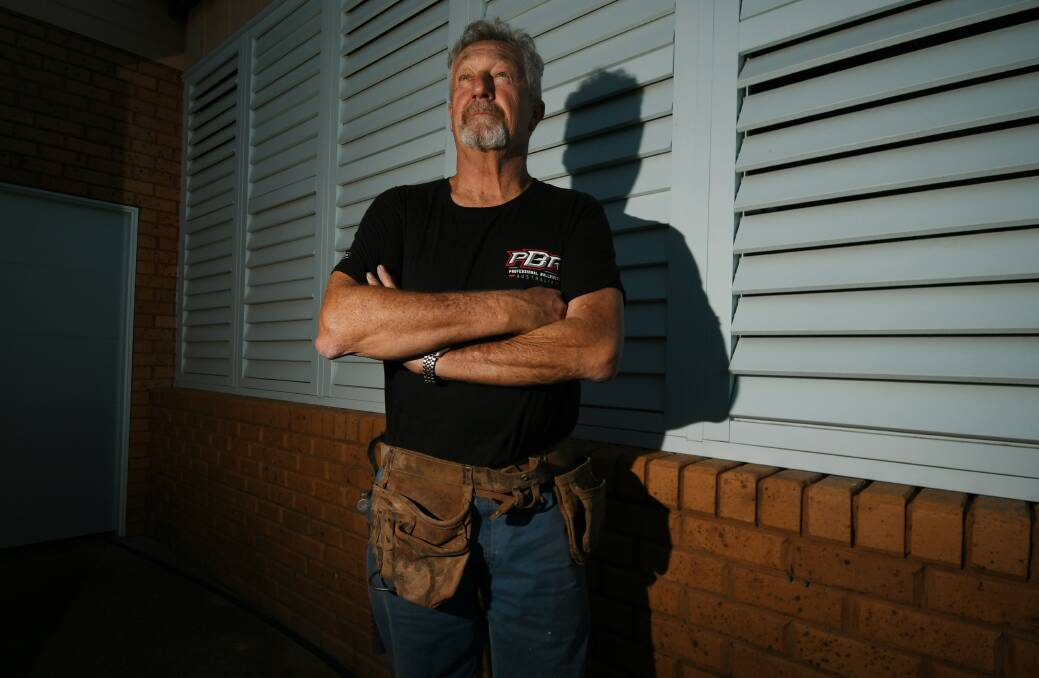 CONSTRUCTIVE: Tamworth builder Steve Norvil believes while welcome, the government's building grants have missed the mark. Photo: Gareth Gardner 040620GGC05