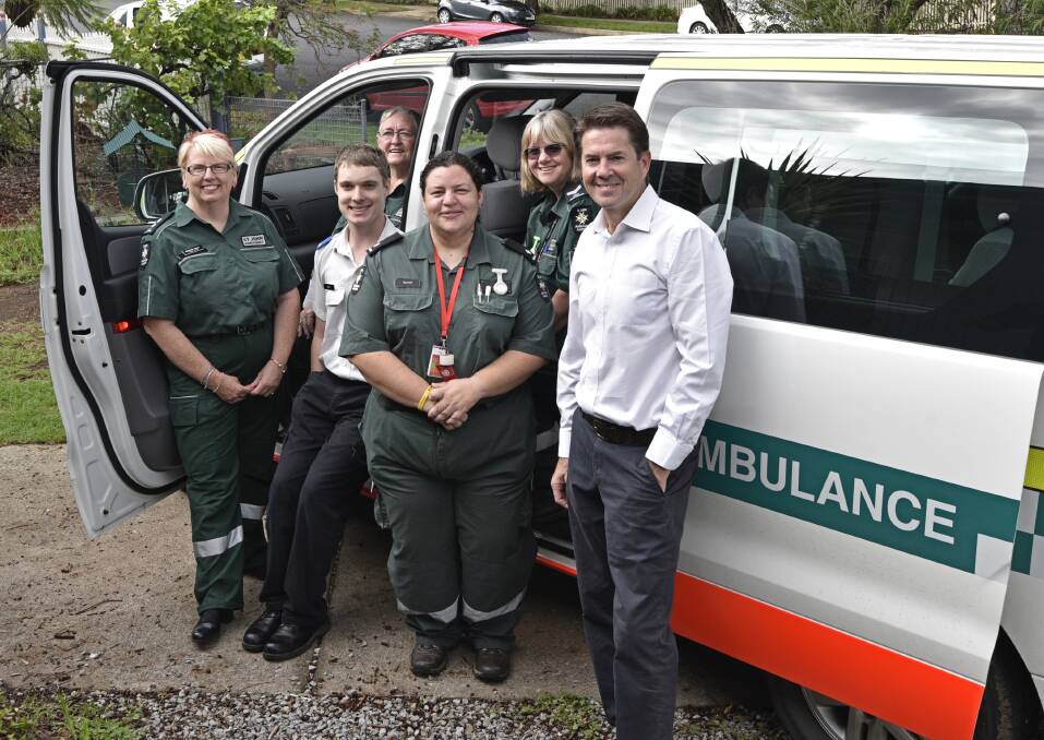 HELPING HAND: Tamworth's St John Ambulance service has been bolstered by a $38,789 grant from the the My Community Project grant, which has been used for a new emergency response vehicle. Photo: Billy Jupp 