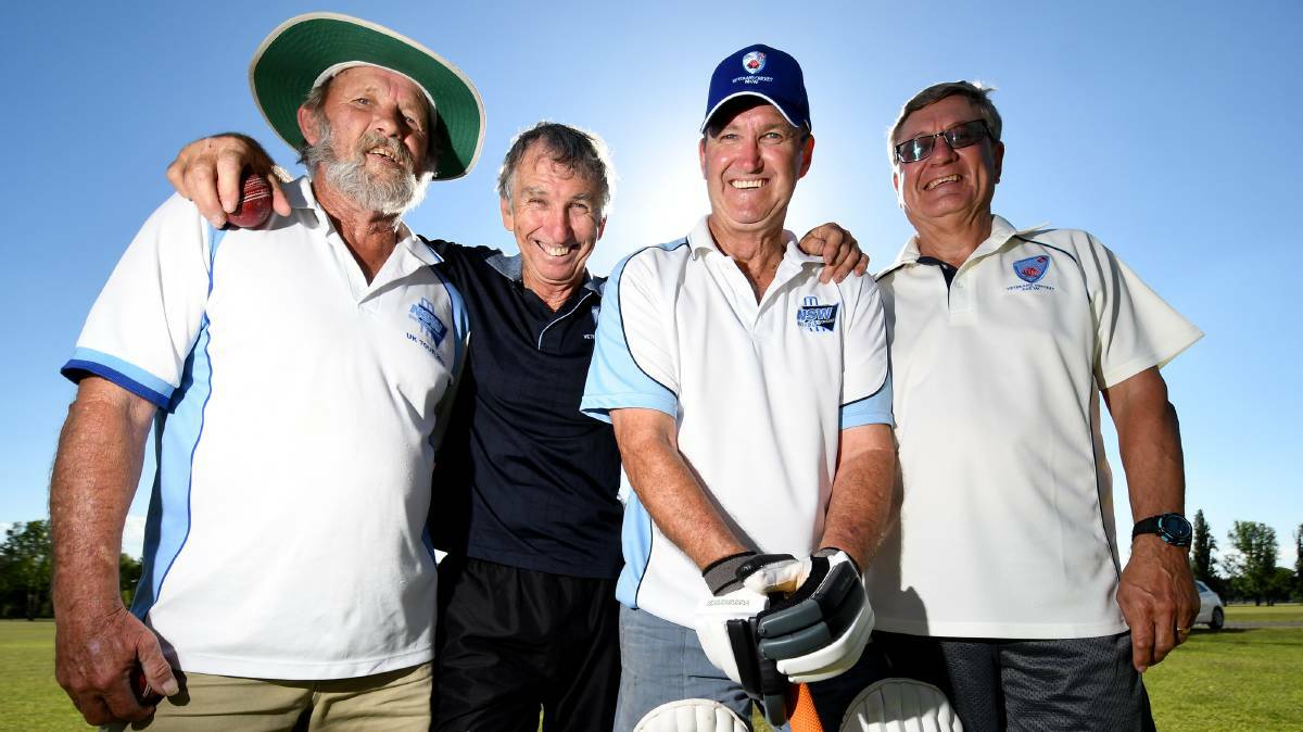STATE PRIDE: Terry Murphy, Greg Kellett, Tom Kellett and Steve Beaton, pictured, along with David Amos, Ron Ratford and Chris Rowely, performed well for NSW. Photo: Gareth Gardner.