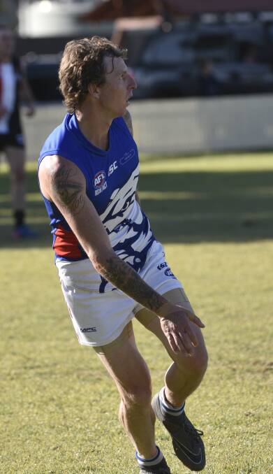 ON FIRE: Jacob Spackman booted five goals in the Bulldogs' win. Photo: Billy Jupp