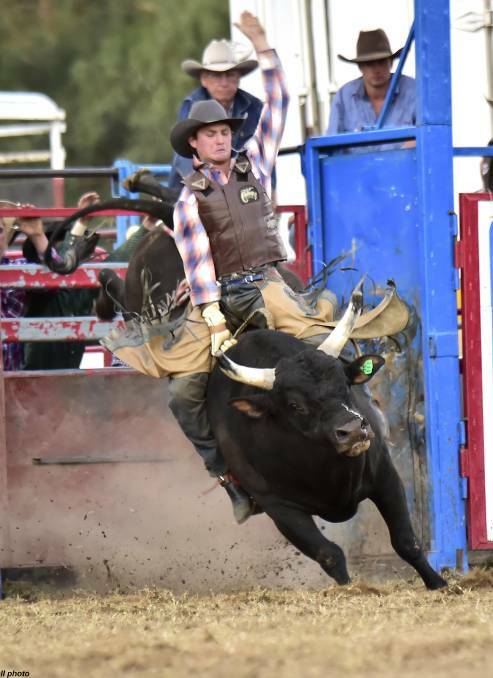 POSTPONED: Upper Horton’s Jackson Gill will have to wait to take part in his hometown rodeo after the annual New Year's Eve event was postponed. Photo: Dave Ethell