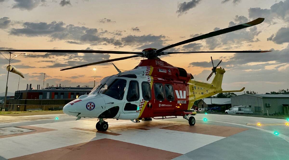 WORKING HARD: The Westpac Rescue Helicopter Service was called out on Thursday evening and Friday morning. Photo: Supplied 