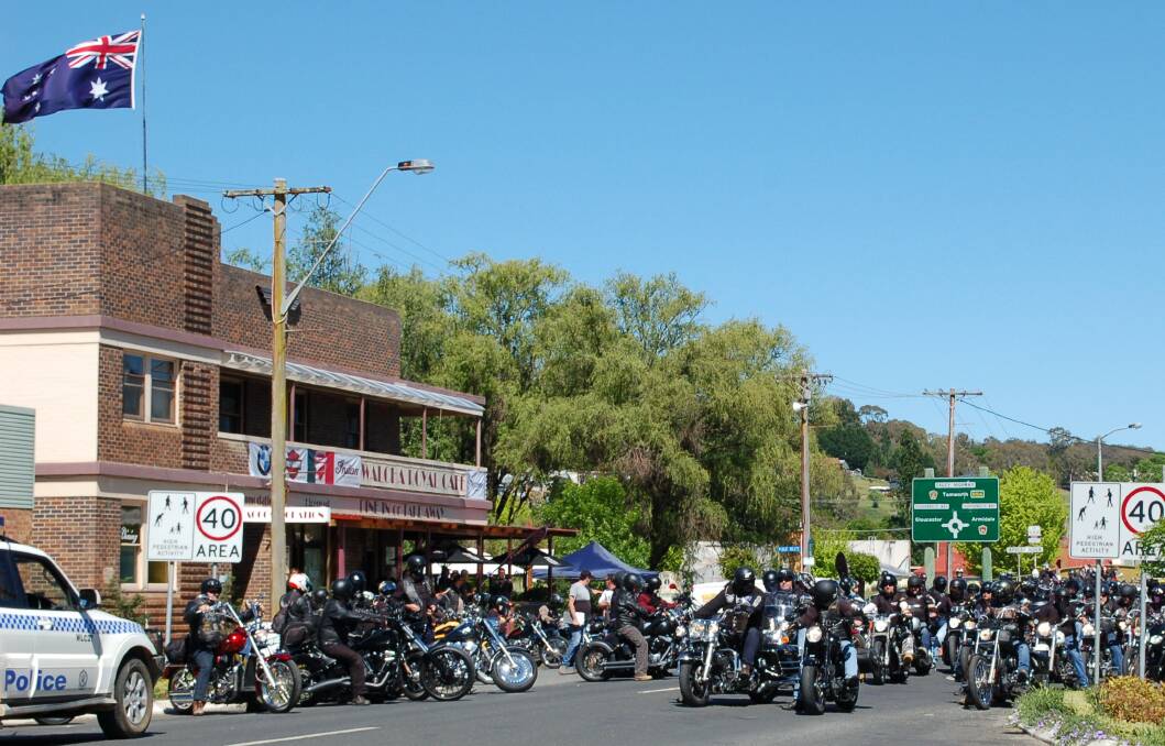 The motorbike Mecca - Walcha Royal Cafe will feature a show and shine.