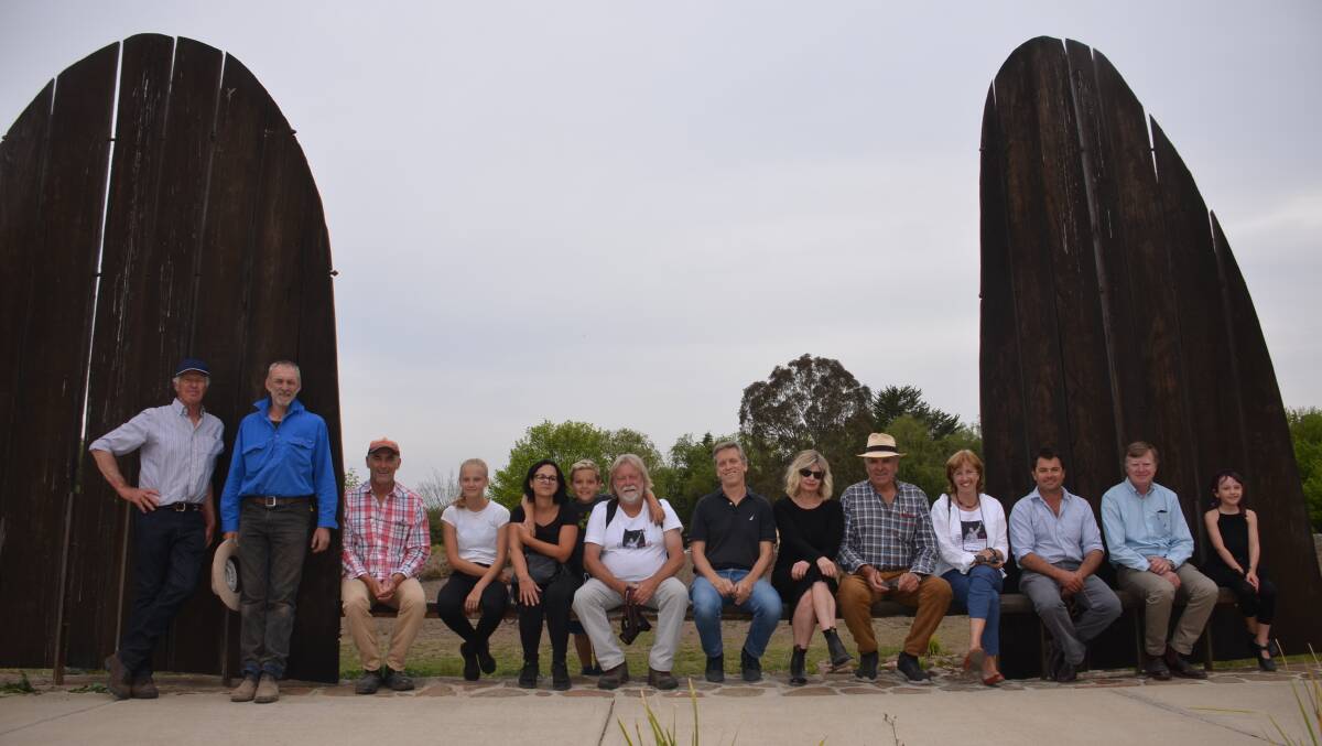 THE BIG PICTURE: The Walcha Open Air Gallery tour comes to an end at Melbourne sculptor Mike Nicholls' work created in 2001