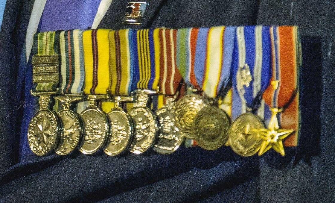 Two charges: Falsley claiming to be a war veteran is an offence under the Defence Act.