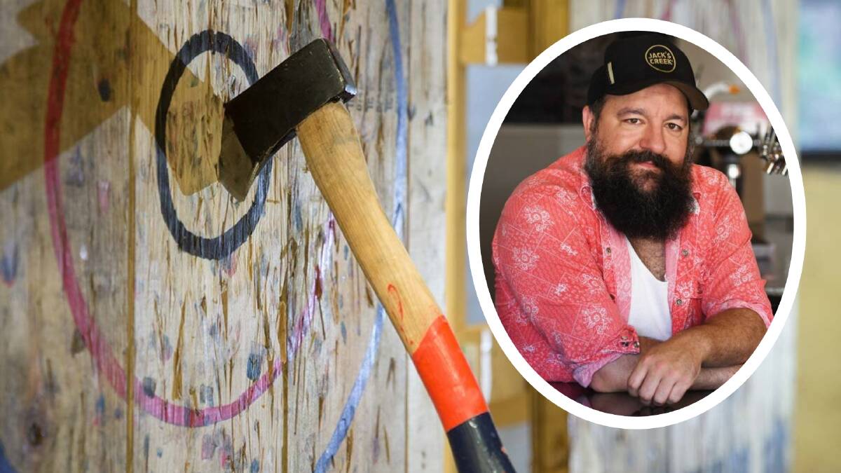 Luke Prout wants to bring axe-throwing to Gunnedah.