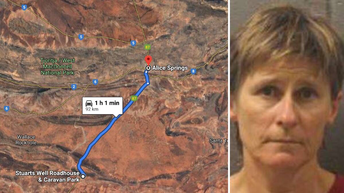 The middle of nowhere: Tamra McBeath-Riley has been found, but her two friends remain missing in the NT outback.