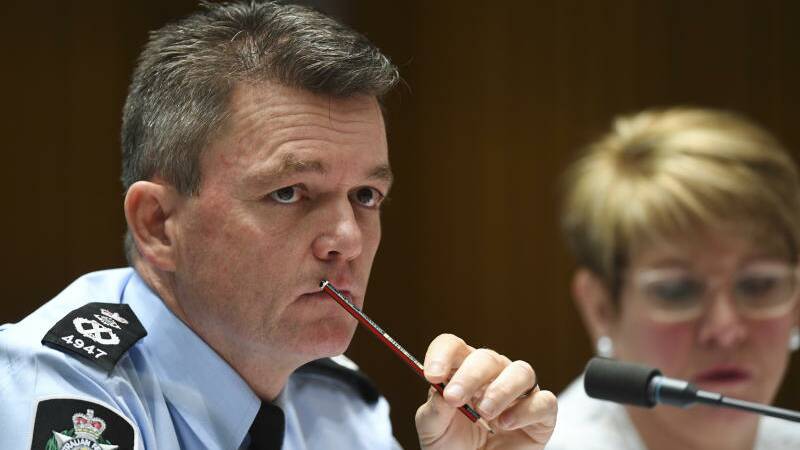Commissioner of the Australian Federal Police (AFP) Andrew Colvin.