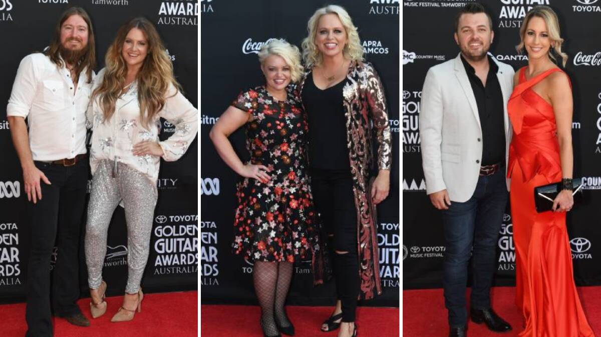 Scenes from the 2019 Golden Guitars red carpet.