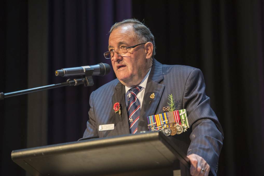 GIVING HIS ALL: Bob Chapman has been made a life member of the RSL of Australia.
