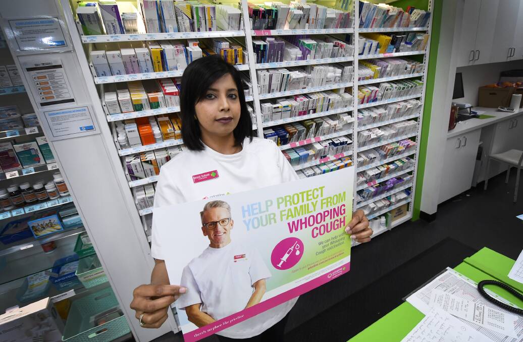 PROTECTION: Pharmacist Urooj Zubair said the new ability to provide more vaccines was great for customers' convenience. Photo: Gareth Gardner 010119GGA02