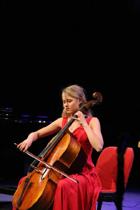 Music to their ears: Disa Smart will play cello in the Bravissimo concert next month in Port Macquarie.