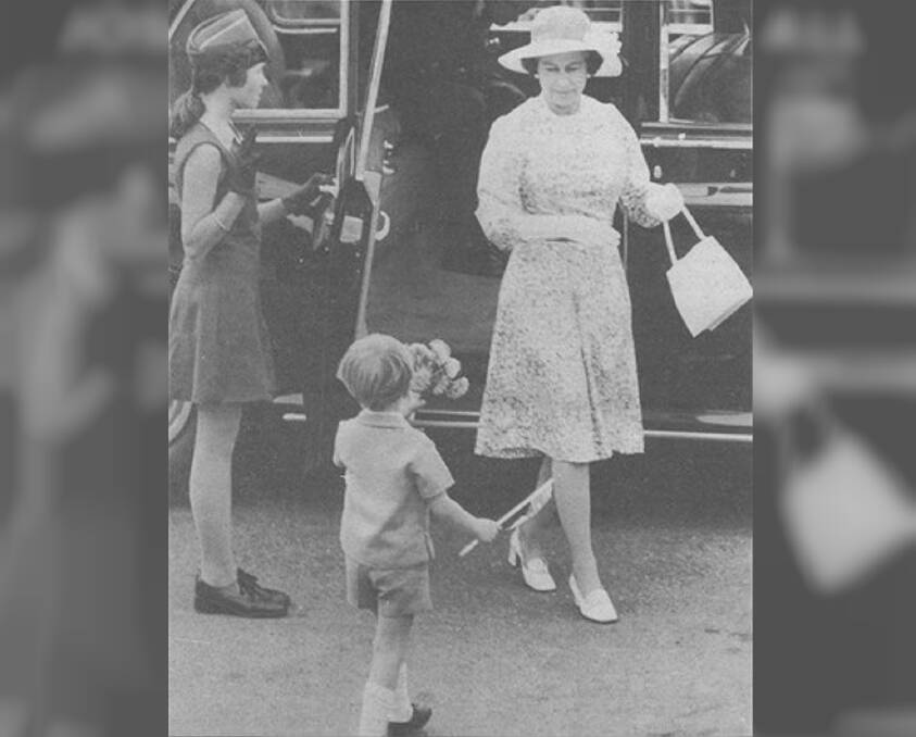Your majesty: The Leader's photo of Joseph Madirazza's unauthorised encounter with Queen Elizabeth II.
