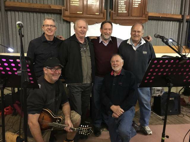 PLUCKY BUNCH: Back from left: Mal Donald, Victor Kolesnikoff, Rod Stoker, Gordon Redgewell. Front: Craig Browne and Norm Dezius.