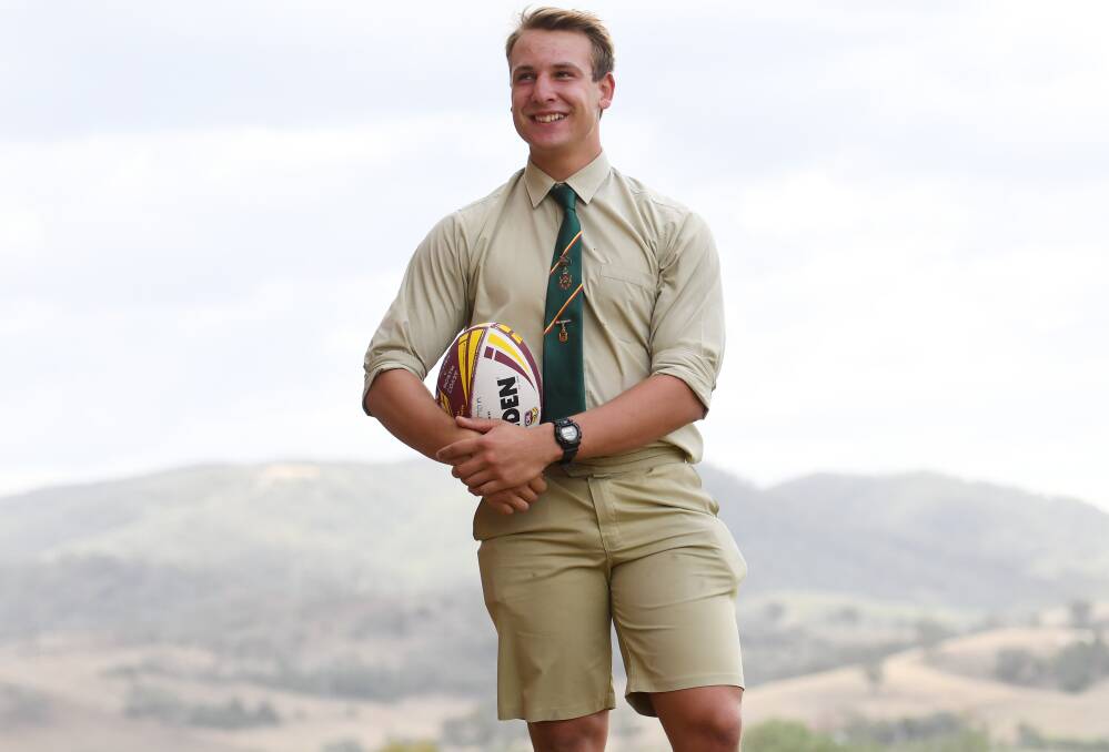 PROUD ACHIEVEMENT: Mark Simon will look to continue his Andrew Johns Cup form in the Country NSW under-16 squad later in the year. Photo: Gareth Gardner 090419GGD05