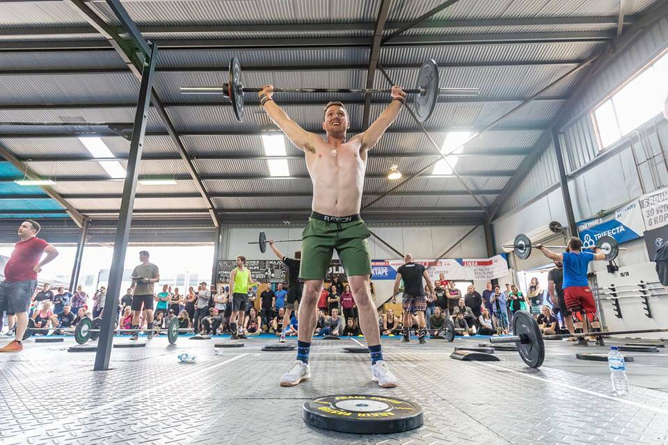 FOCUS: Competitor Oscar Hunt at CrossFit Gunnedah's Rural Rumble. An online auction and national simultaneous workout are next. Photo: Daniel Rankmore
