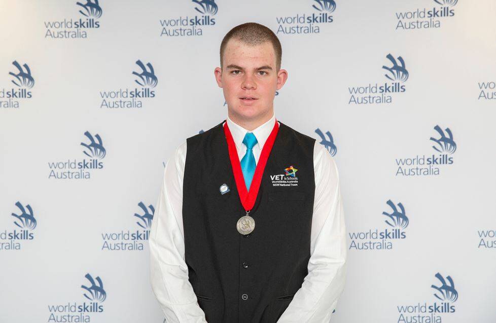 Jack McKemey from Guyra won a silver medal for VET in Schools primary industries.