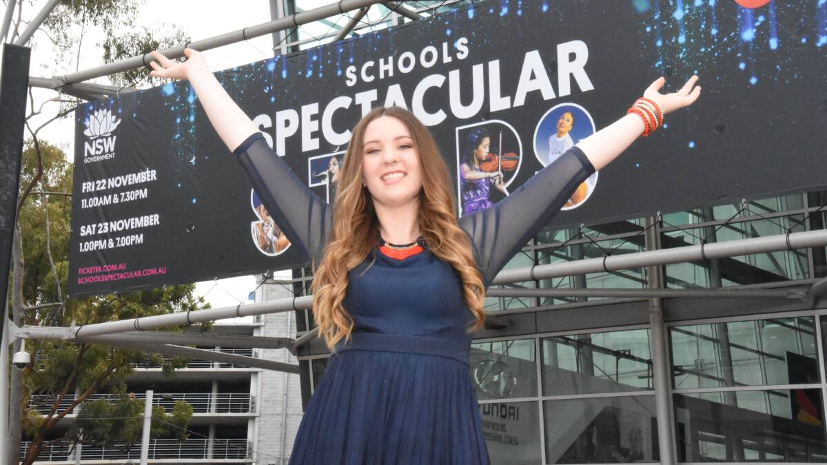 ARENA QUEEN: Hannah Burton from Oxley High School will be a featured artist in the 2019 Schools Spectacular.