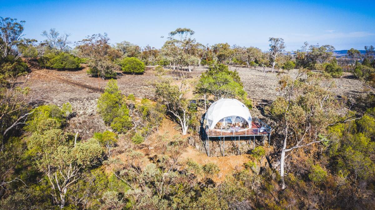 Warialda's Faraway Domes won the award for best new tourism business.