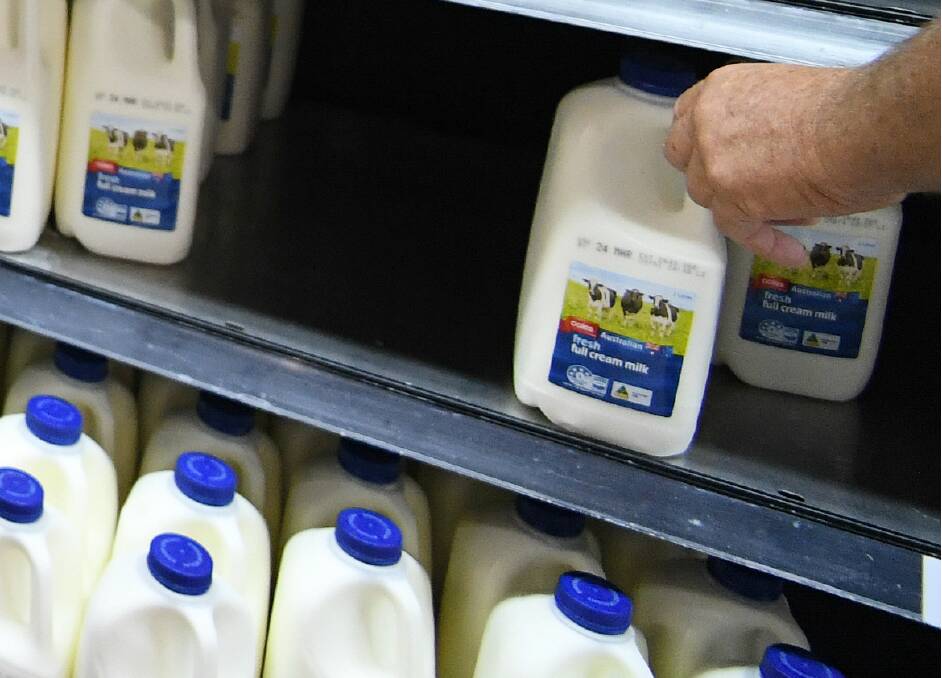 EVENT: A dairy forum will be held on Thursday morning, coming after the news Coles and Aldi would raise their milk prices as Woolworths has already decided to do. Photo: Dan Peled/AAP
