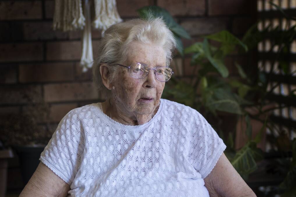 A century of independence: Tamworth woman Phyl Bylund will turn 100 years old on January 24. Photo: Peter Hardin 030118PHB071