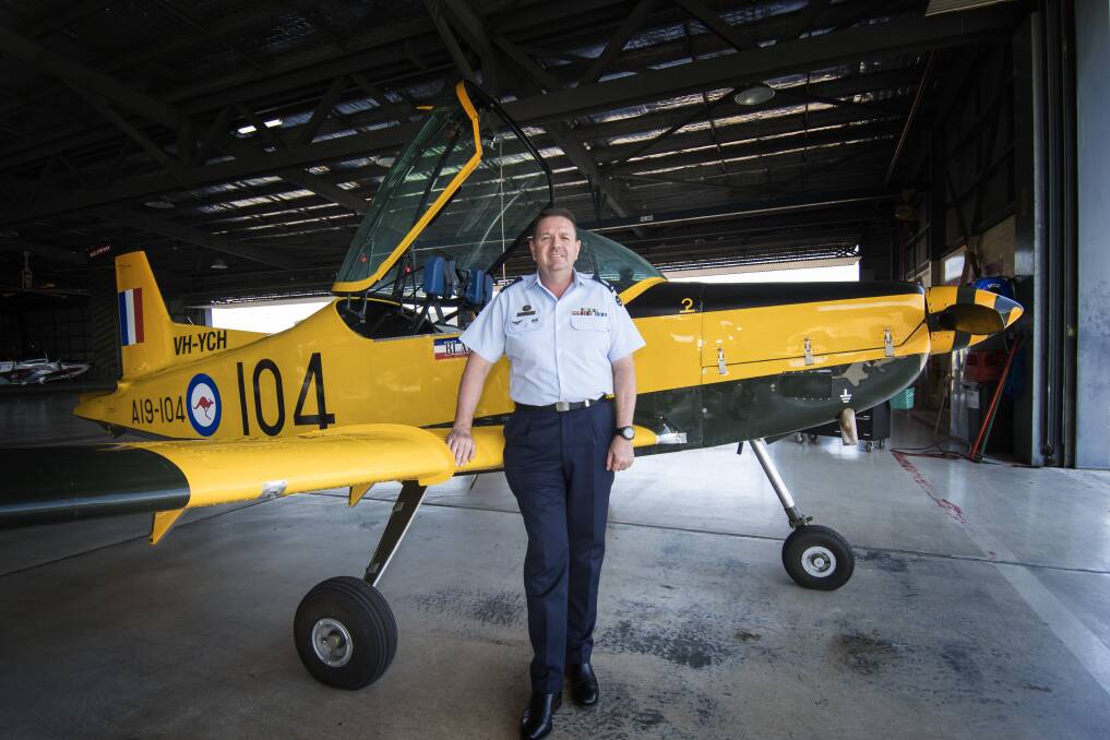 ON A HIGH: Andrew Rowley will end his 30-year in the air force right here in Tamworth, and will be looking for a new challenge. Photo: Peter Hardin 181218PHA004