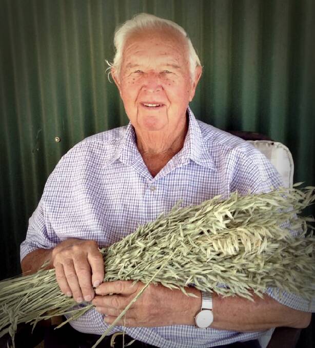 HALF-CENTURY OF CONTRIBUTION: Doug Crowell has won the Sydney Royal Easter Show's lucerne chaff competition for the past 20 years.