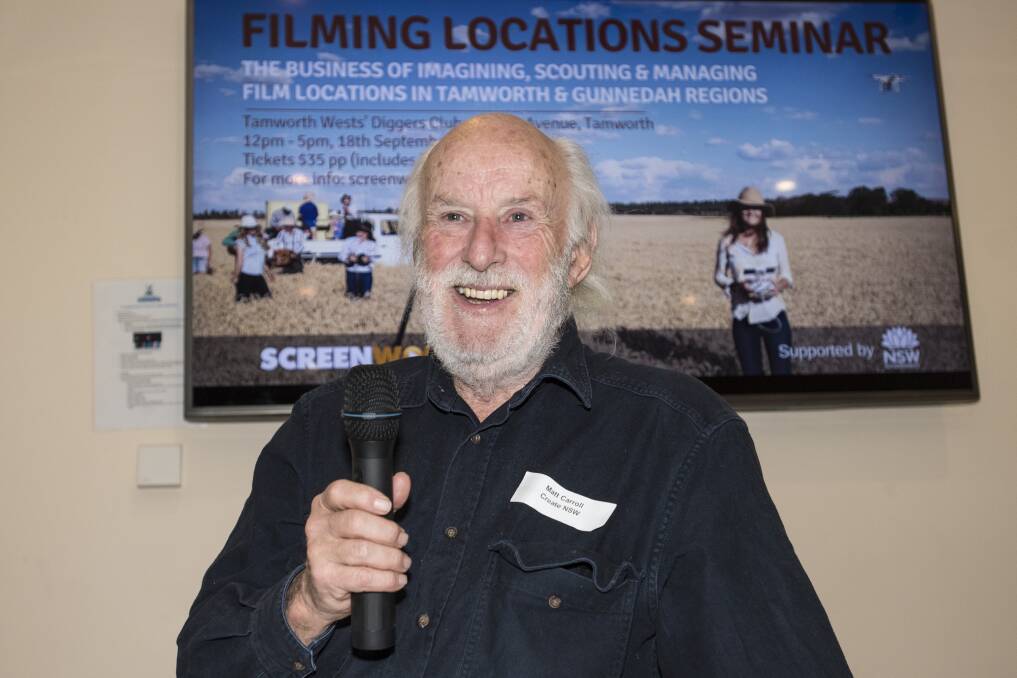 FILM PERKS: Create NSW screen destination attraction senior manager Matt Carroll said Tamworth had much to offer. Photo: Peter Hardin 180918PHD017