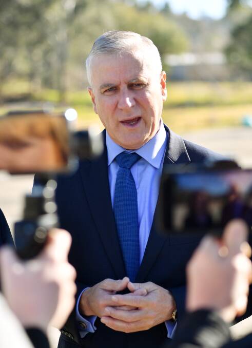 NAVIGATING TO AREA: Deputy Prime Minister Michael McCormack will visit the Tamworth area next week. Photo: David Mariuz/AAP Image