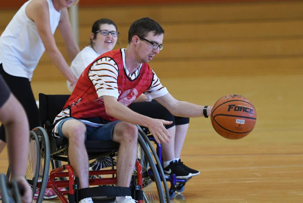 Wheelchair sports get a workout