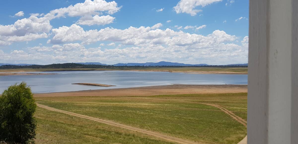 WATER INFORMATION: Keepit Dam at 3.5 per cent on November 22 - by late last week it was down to 1.6 per cent.