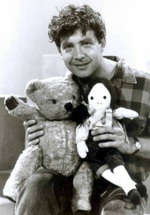Philip Quast with old friends during his Play School days. 